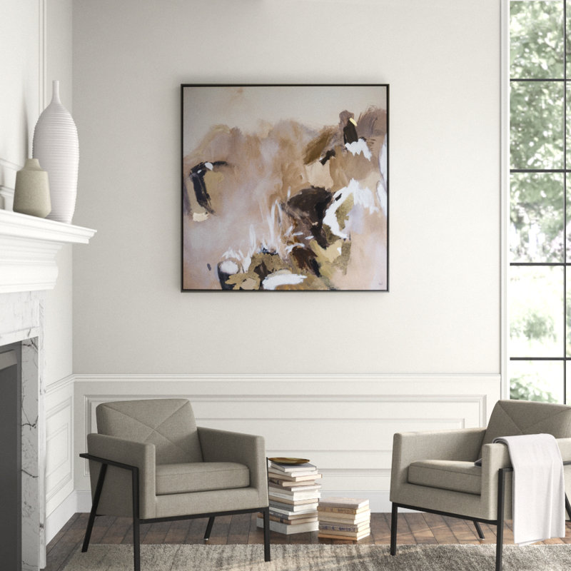 Gestisch 3 Print by Kyle Goderwis, 49" H x 49" W 