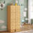 7-Drawer Slim Storage Cabinet, Oak