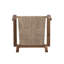 Fauteuil club d'extérieur en bois d'acacia Braeton Contemporary Coastal-126039018