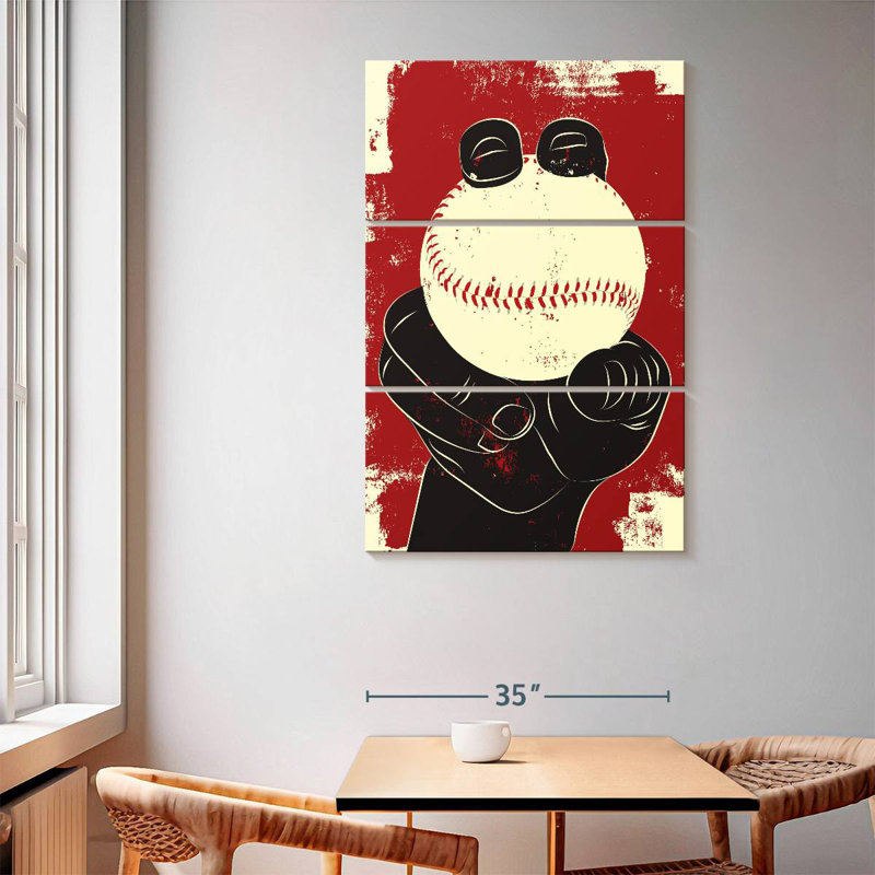 Baseball Catch, 65" H x 42" W