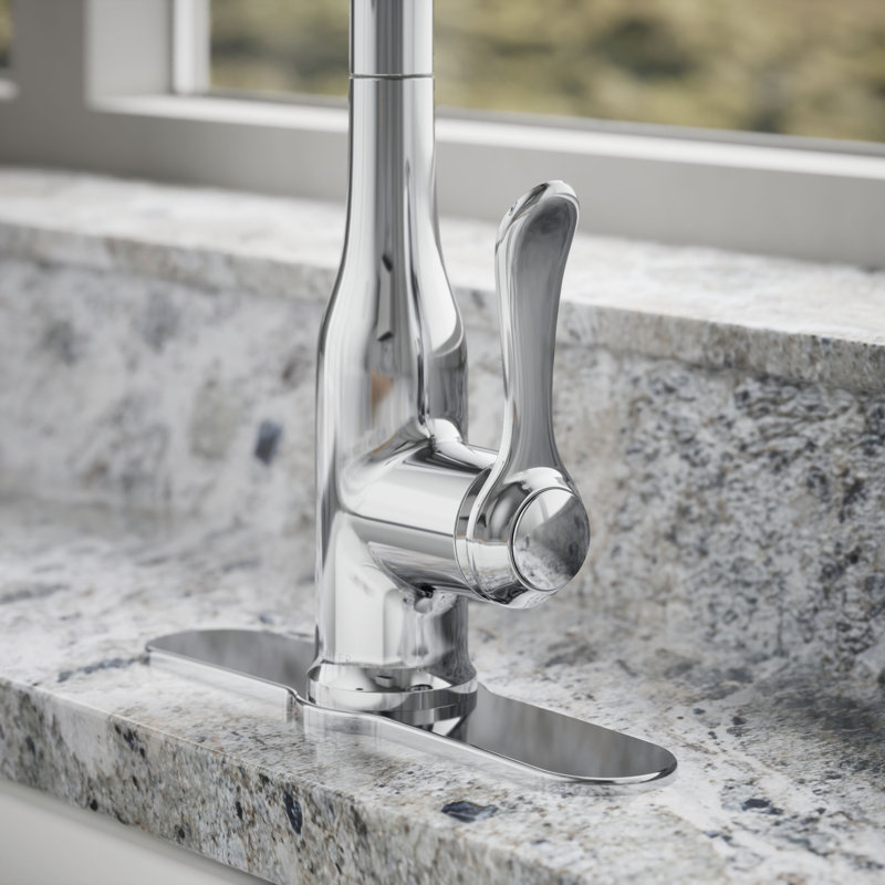 Motif Pulldown Kitchen Faucet, Polished Chrome