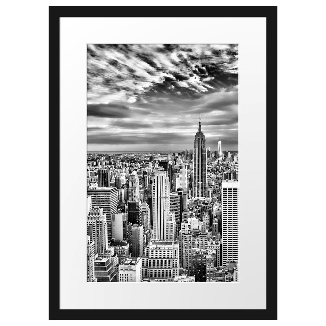 Gerahmtes Poster Skyline New York