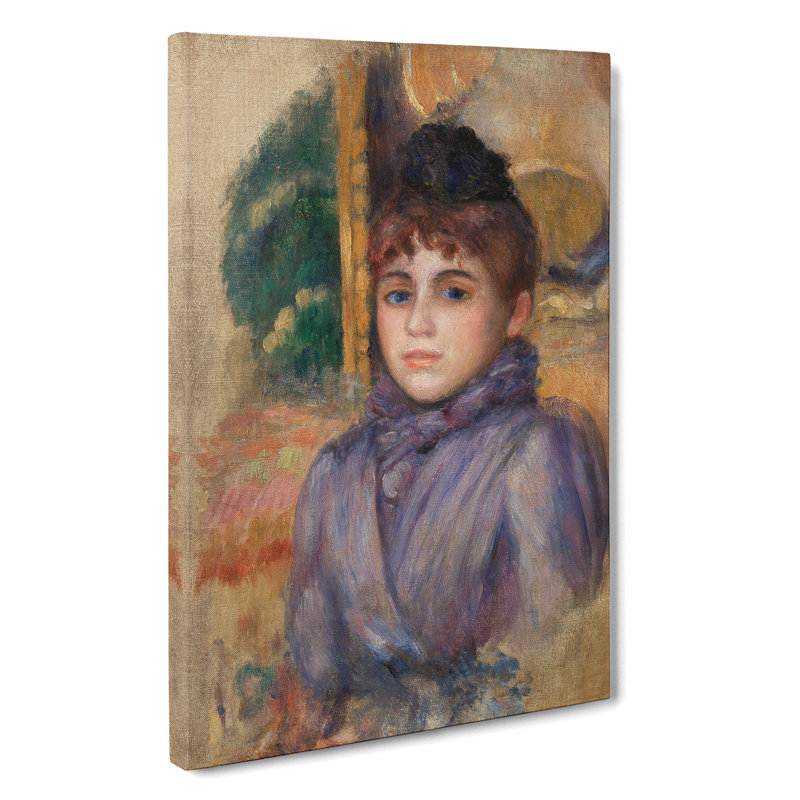 Portrait of a Young Woman by Pierre-Auguste Renoir - Wrapped Canvas, 60cm H x 40cm W x 3cm D