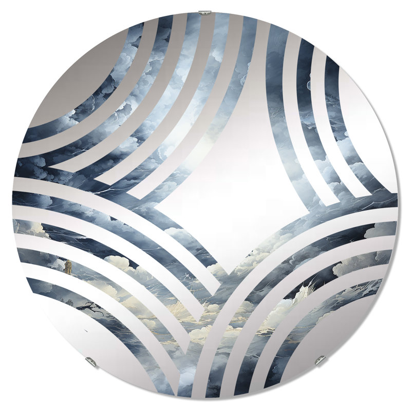 Miroir mural rond, 23,6 po x 23,6 po