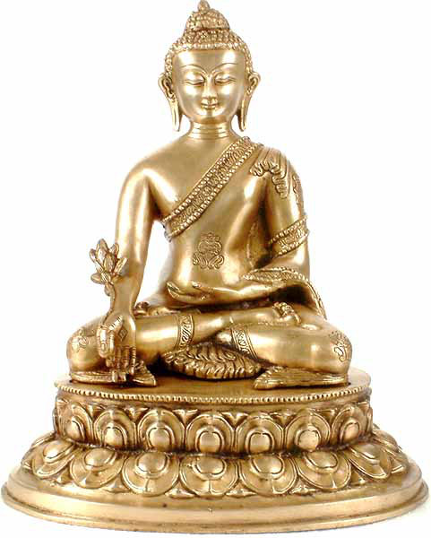 Bouddha tibétain bouddha qui guérit (Bouddha de la médecine)