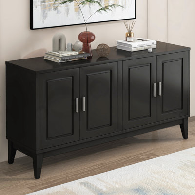 4-Door Sideboard with Door Shelf
