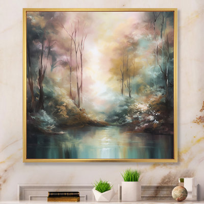«Whimsical Stream - Mountains», art mural