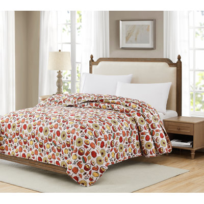 Courtepointe en microfibre Fall Icon
