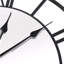 24Inch Modern Non-Ticking Mirrored Wall Clock