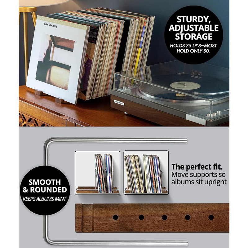 Record Storage Holder For 75 Lps, Vin...
