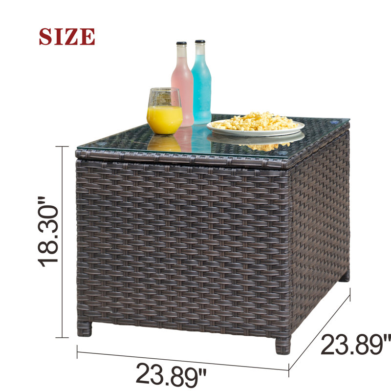 Table basse Fetter, Brun