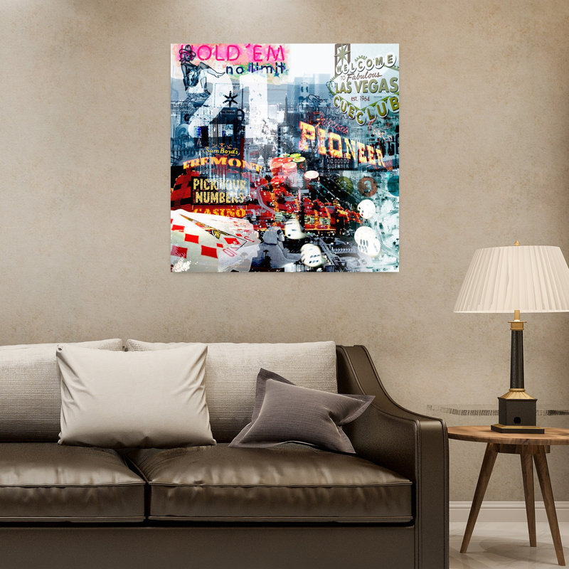 Las Vegas, architecture contemporaine, art urbain, H 32 po x l 32 po