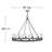 Sawyer 12-Light Single Tier Outdoor Rustic Chandelier-1948131699