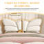 Structure de lit double rembourrée en cuir de polyuréthane, avec tête et pied de lit en forme de papillon, structure de lit plateforme avec décorations en métal doré, aucun sommier nécessaire, beige-1763479156-1763479157