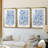 WM MORRIS Series DXC  -Custom Framed  Premium Print W Matt - 3 Pieces-205863981-205863980