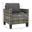 Wicker Outdoor Lounge Chair-1290569225