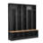 67" Wide Garage Storage Cabinet Hall Tree with Bench, Hooks & Shelves, Black-1374146046
