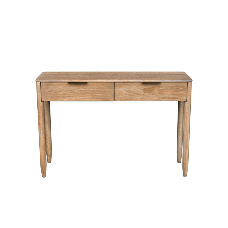 Oakengates 47" Oak Console Table, Sand