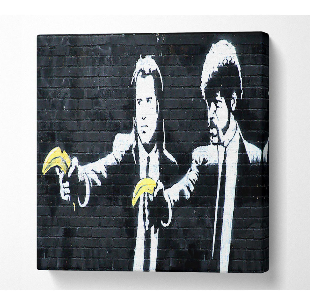 Banksy Pulp Fiction - Kunstdrucke auf Leinwand