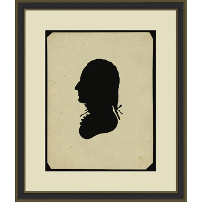 Colonial Male Silhouette 5 Print