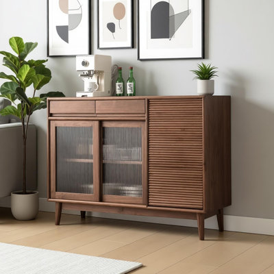 Buffet multifonctionnel avec rangement minimaliste