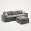 Canapé 4 pièces Canopée Gunmetal Power-993239990