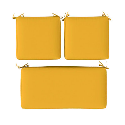 Outdoor Seat Cushions 3” Replacement Cushions Set