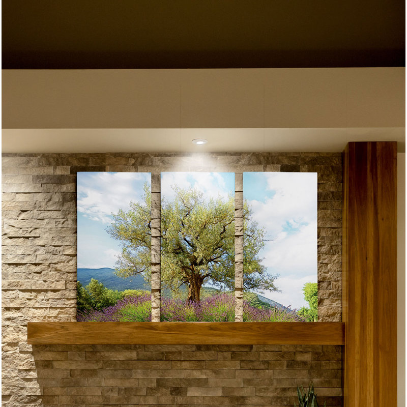 Une image multi-pièces de qualité supérieure pour arbre à plusieurs pièces sur toile, H 32 po x l 64 po x P 1,5 po
