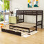 Dorrion Twin Over Twin Wood Bunk Bed with Trundle-364733422