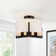 Gaspara Linen Semi Flush Mount
