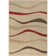 Bester Authentic Machine Woven Tan, Red, Brown, Beige Swirl Design Polypropylene Indoor/Outdoor Area Rug