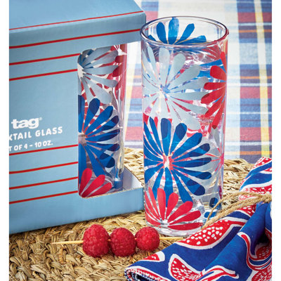 Very Groovy Drinks Glass S/4