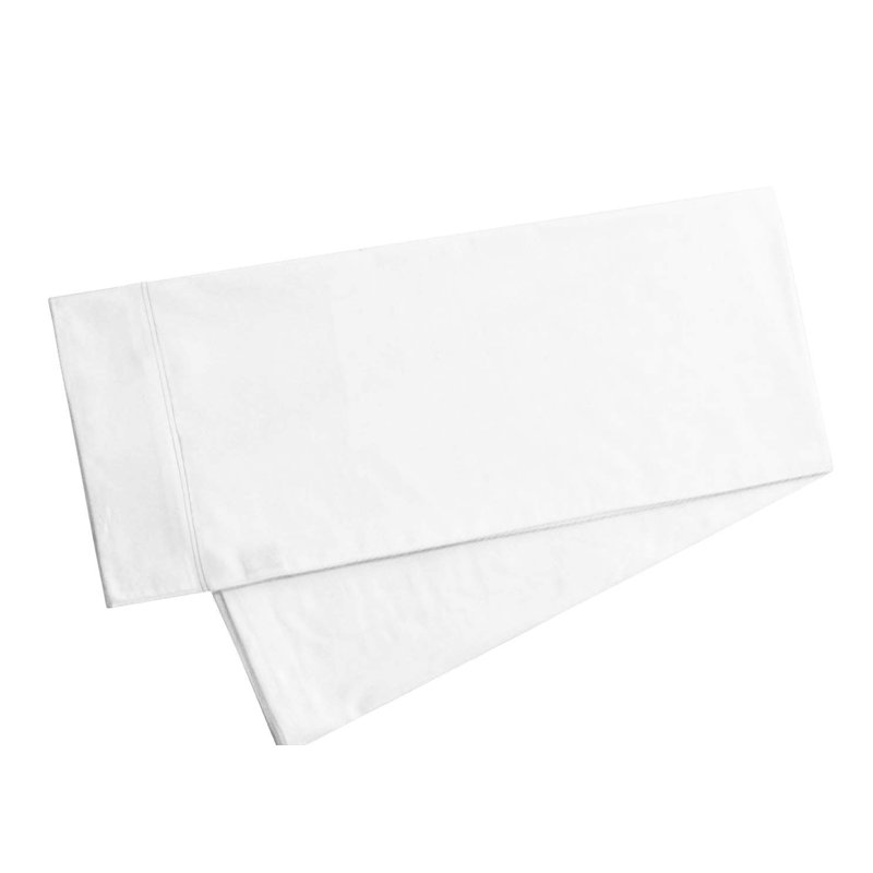 Nestl 1800 Thread Count Body Pillowcase, White