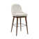 Harper Swivel Upholstered Counter Stool with Solid Wood Frame