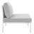Harmony Sunbrella Outdoor Patio Aluminum Armless Chair by Modway-382017831