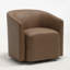 Fauteuil pivotant avec base en métal-121450841