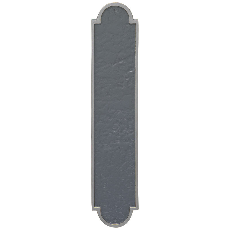 Plaque d'adresse Rockford, Gris / Argent, Oui