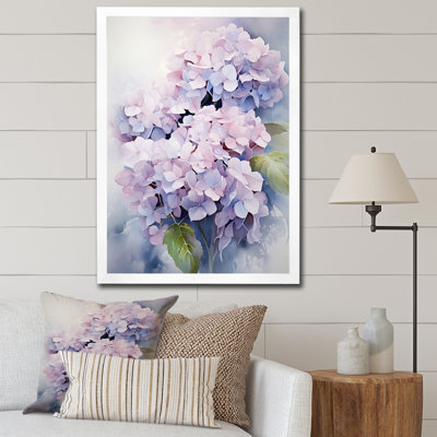 «Maybeck», impression sur toile «Hydrangea Graceful Whispers»