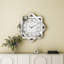 Shyfoy 60x60cm Wall Clock Mirrored Geometric Star Accent Clock