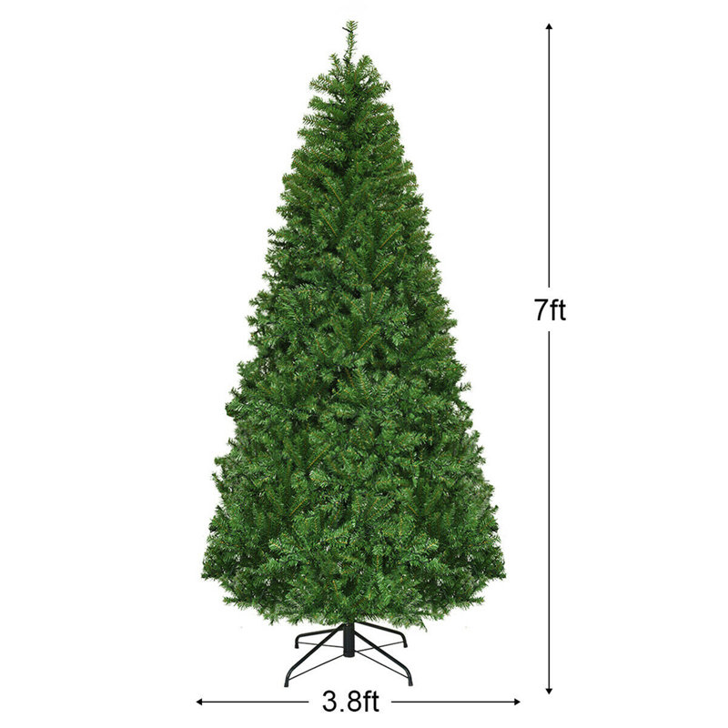 7' H Lighted Artificial Pine Christmas Tree, 7' H