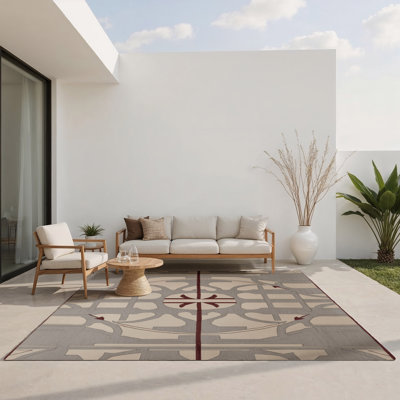 Shifting Horizons Indoor And Outdoor Area Rug