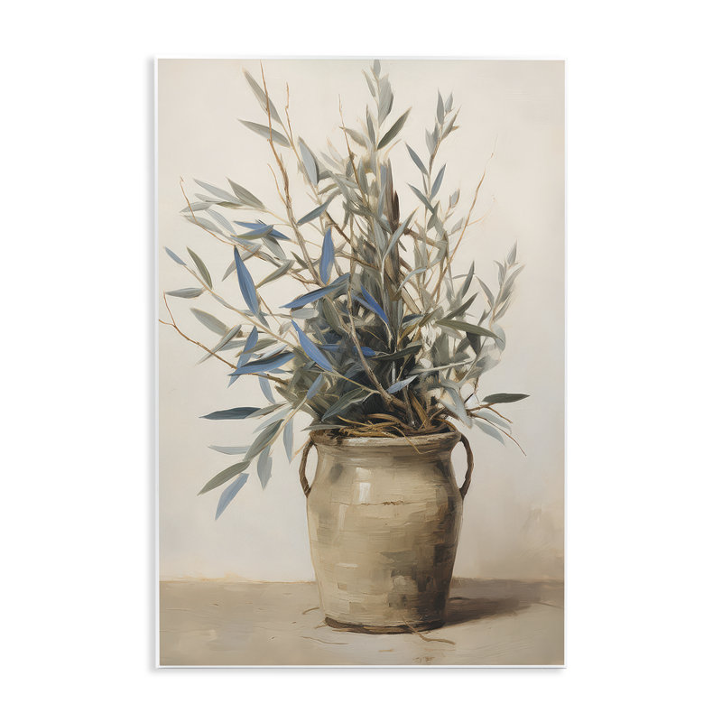 "Country Pottery Plant" par Petals Prints Design, H 15 po x l 10 po