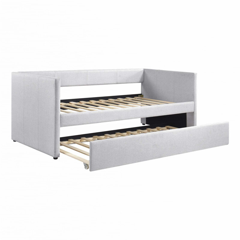 1pc Daybed with Trundle, Gray