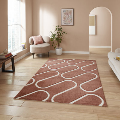 Catherine Lansfield Geometric Shapes Area Rug