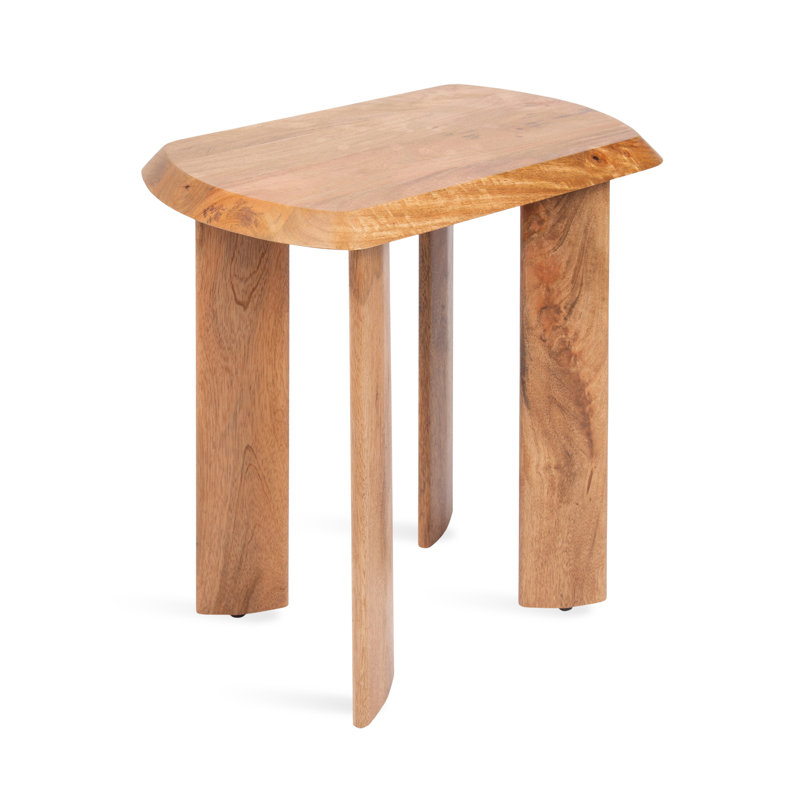Vaux Rectangular Mango Wood Side Table