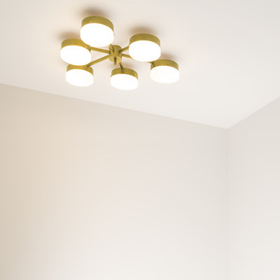 6 - Light LED Flush Mount