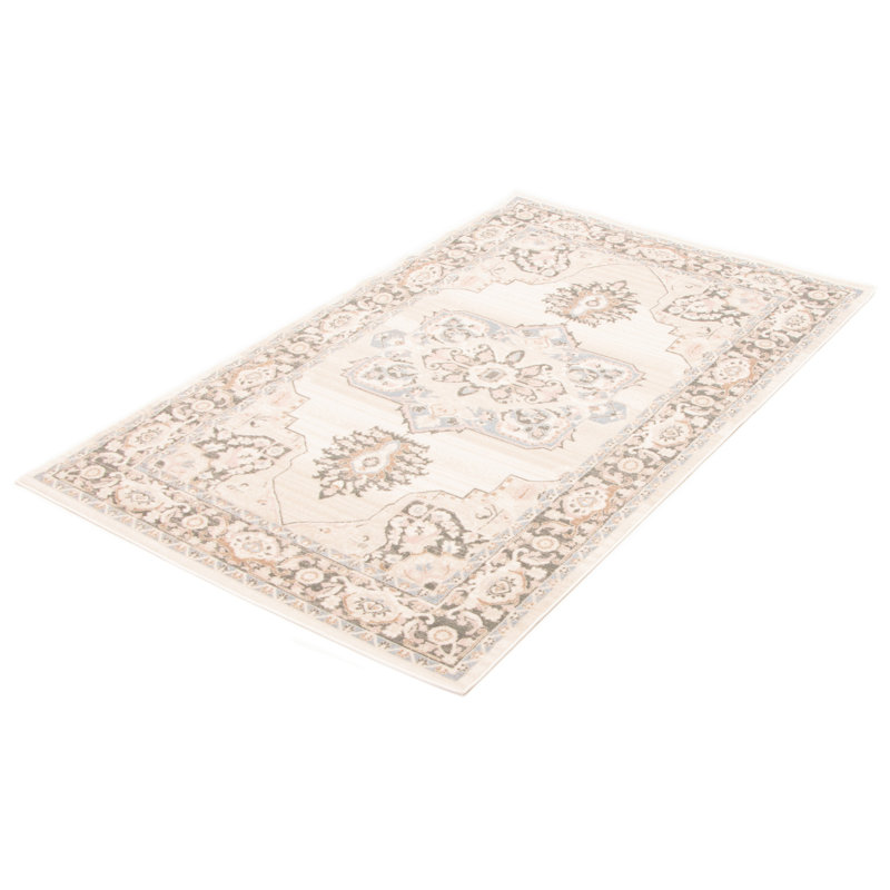 Myra Ivory Rug, Rectangle 5' x 8'