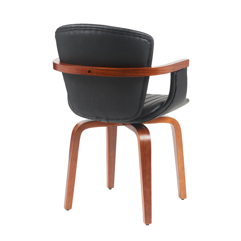 ° Chaise de salle à manger pivotante en cuir de polyuréthane ° pour des espaces polyvalents