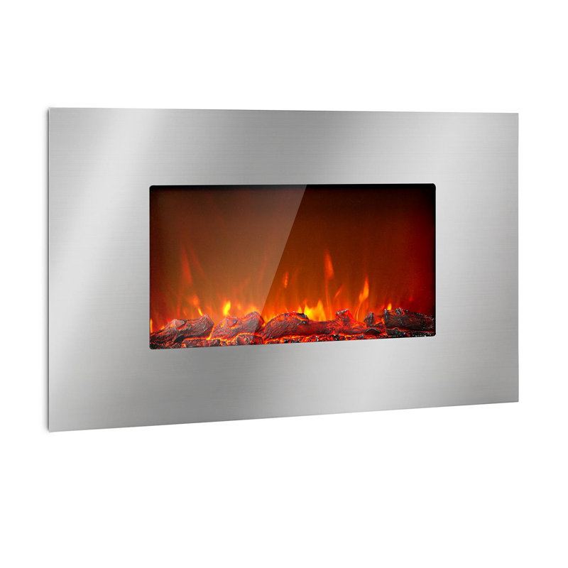 Lausanne Klarstein 90cm W Electric Fireplace