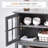 Storage Wood Console Table with 2 Drawer